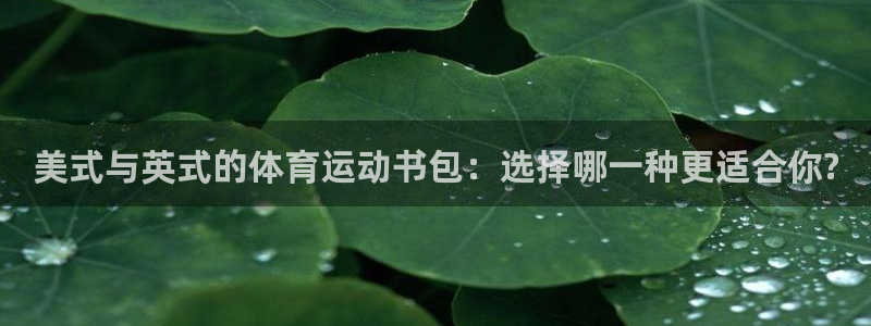美式与英式的体育运动书包：选择哪一种更适合你?