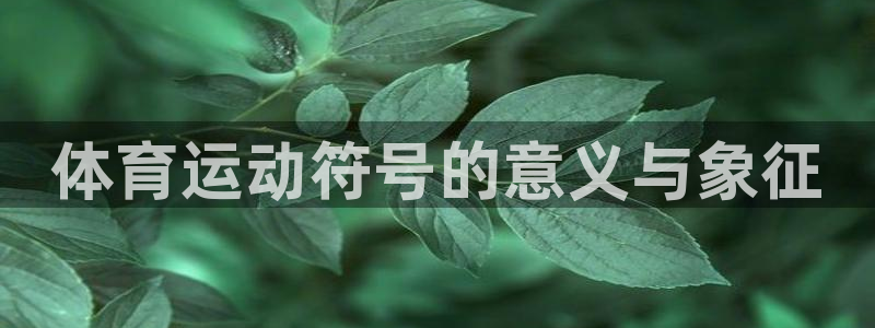 体育运动符号的意义与象征
